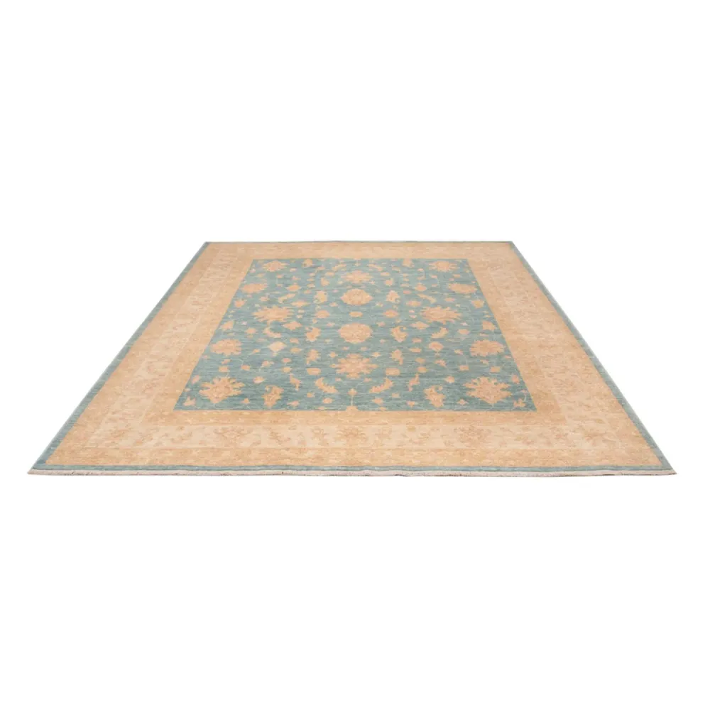 Ziegler Teppe - 300 x 251 cm - lyseblå