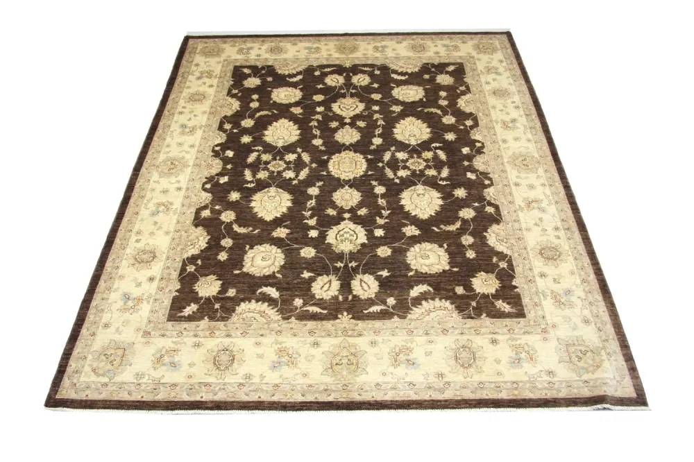 Ziegler Teppe - 302 x 241 cm - brun