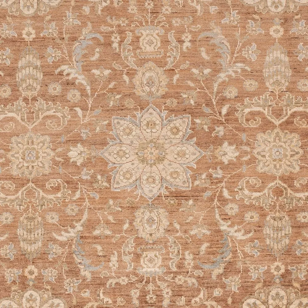 Ziegler Teppe - 302 x 252 cm - brun