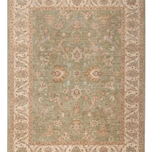 Ziegler Teppe - 306 x 246 cm - olivengrønn