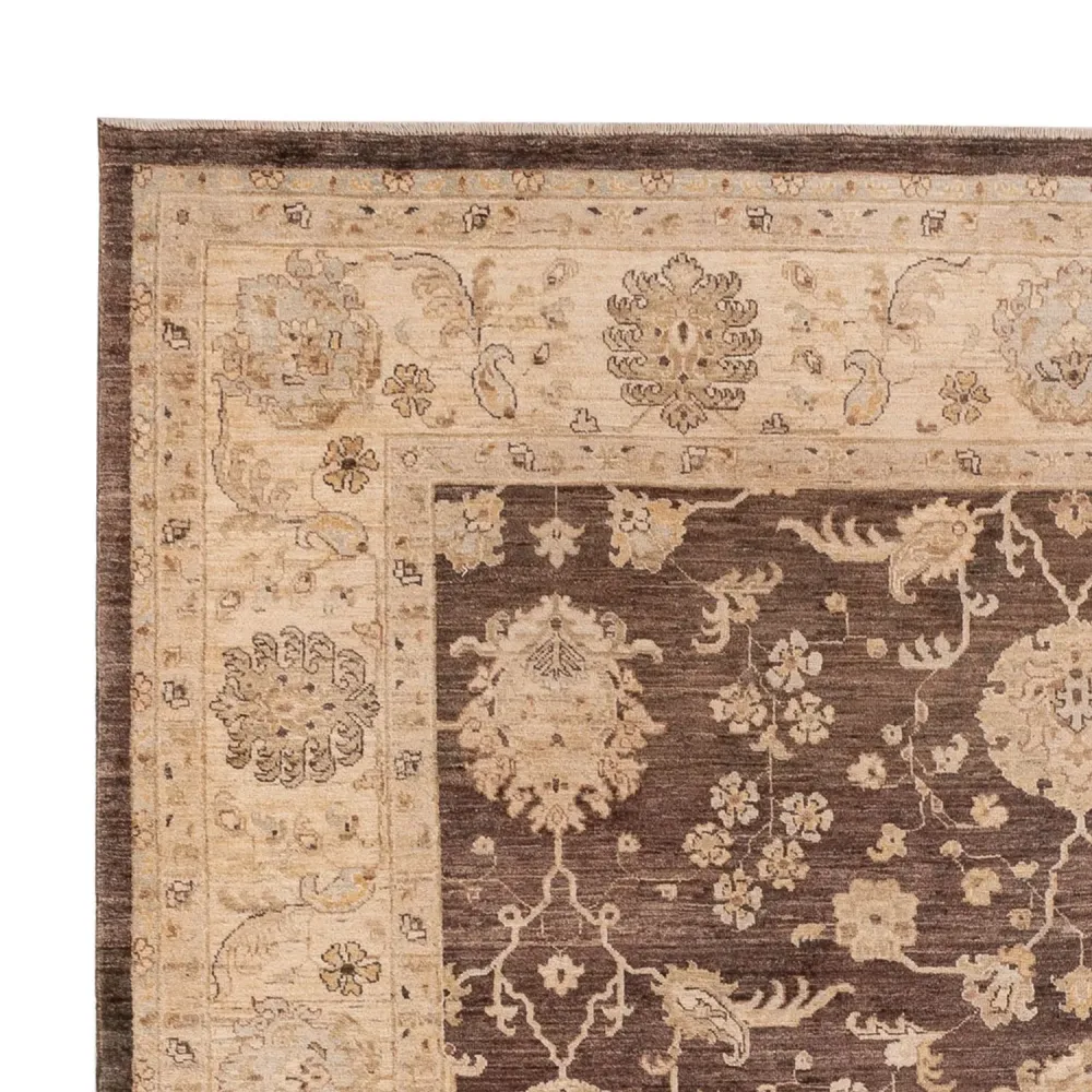 Ziegler Teppe - 309 x 243 cm - brun