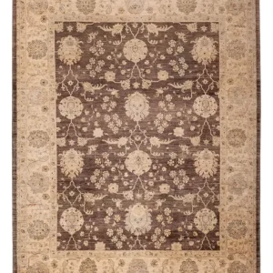 Ziegler Teppe - 309 x 243 cm - brun