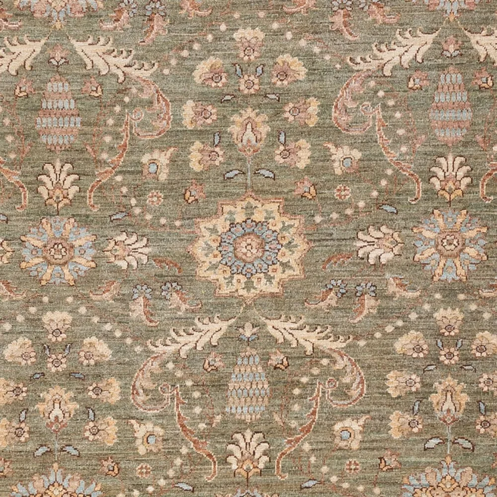 Ziegler Teppe - 309 x 248 cm - olivengrønn