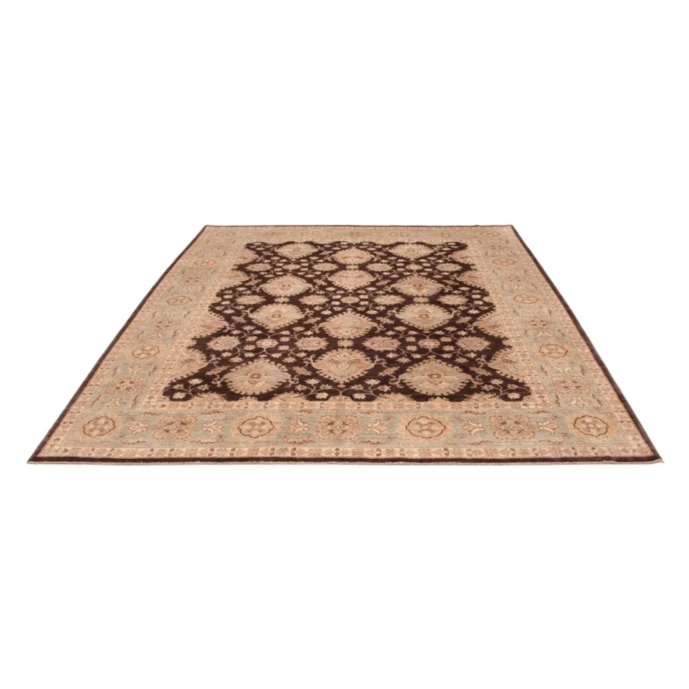 Ziegler Teppe - 309 x 256 cm - brun