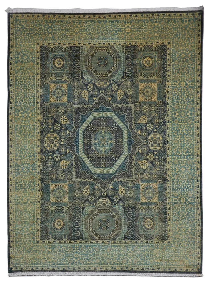 Ziegler Teppe - 315 x 250 cm - havblå