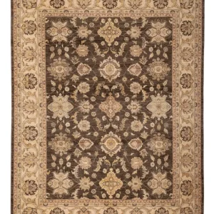 Ziegler Teppe - 319 x 252 cm - brun