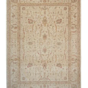 Ziegler Teppe - 347 x 245 cm - lys beige