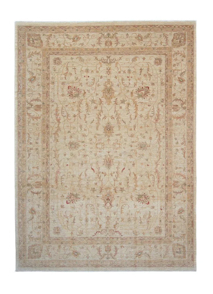 Ziegler Teppe - 347 x 245 cm - lys beige