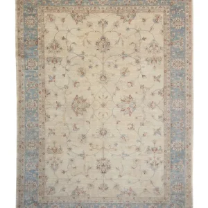 Ziegler Teppe - 347 x 250 cm - lys beige
