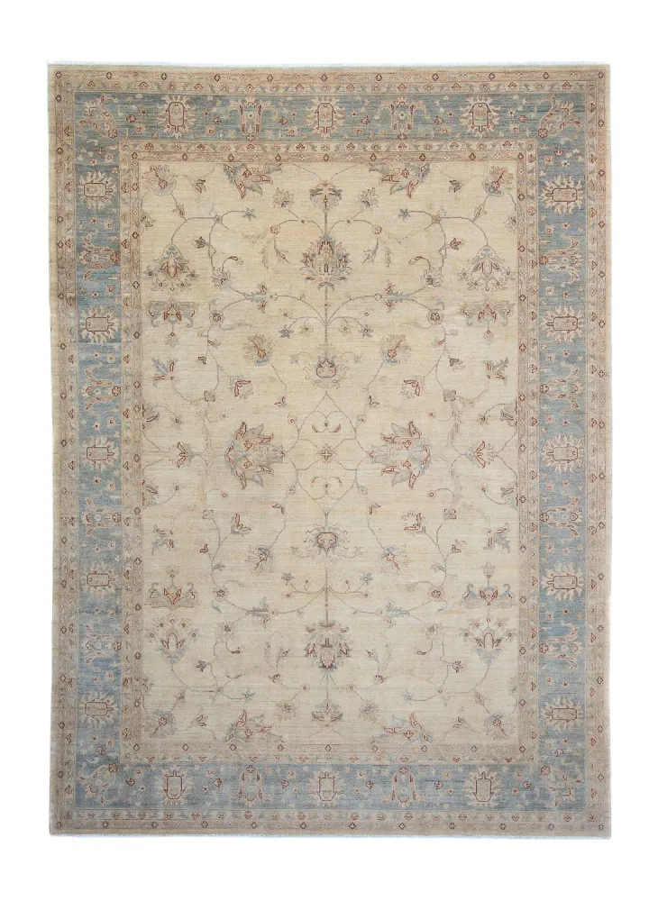 Ziegler Teppe - 347 x 250 cm - lys beige