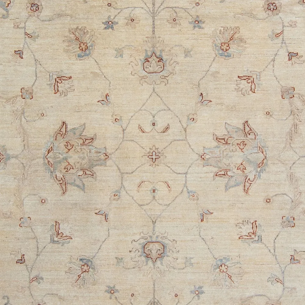Ziegler Teppe - 347 x 250 cm - lys beige