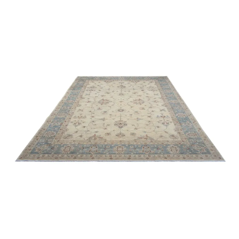 Ziegler Teppe - 347 x 250 cm - lys beige