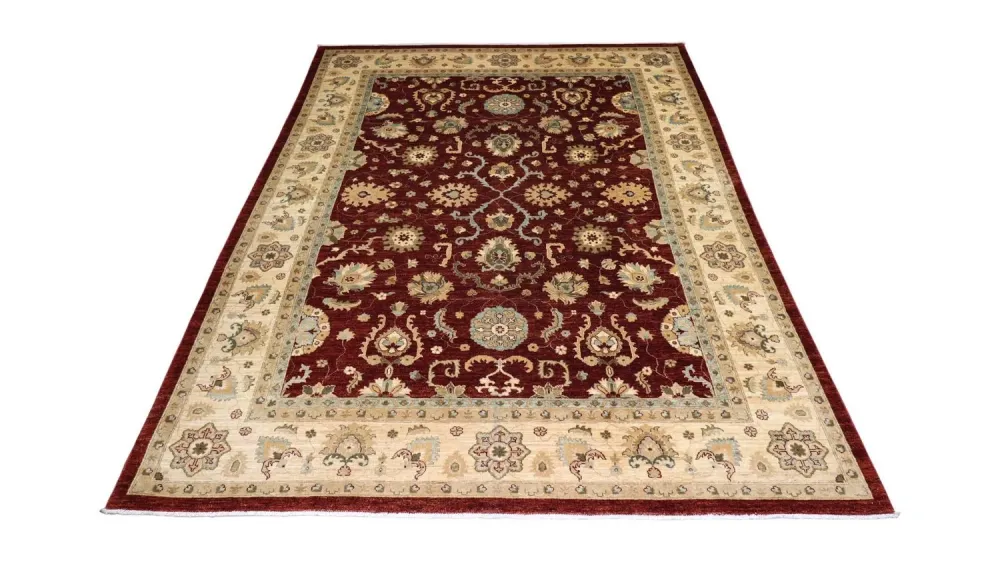 Ziegler Teppe - 357 x 276 cm - mørk rød