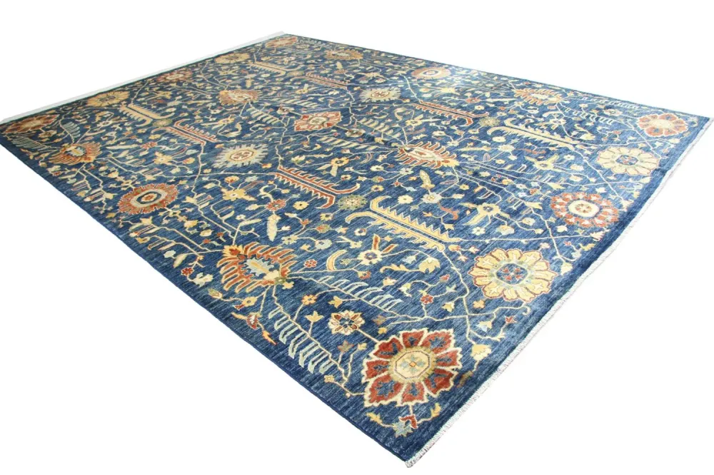 Ziegler Teppe - 362 x 277 cm - blå