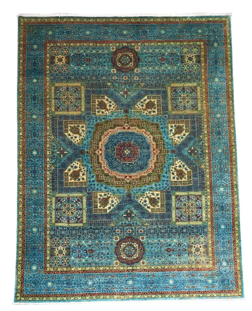 Ziegler Teppe - 368 x 271 cm - turkis