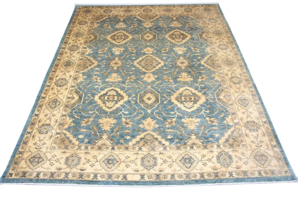 Ziegler Teppe - 375 x 269 cm - blå
