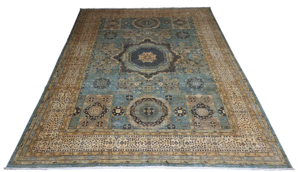 Ziegler Teppe - 427 x 313 cm - blå