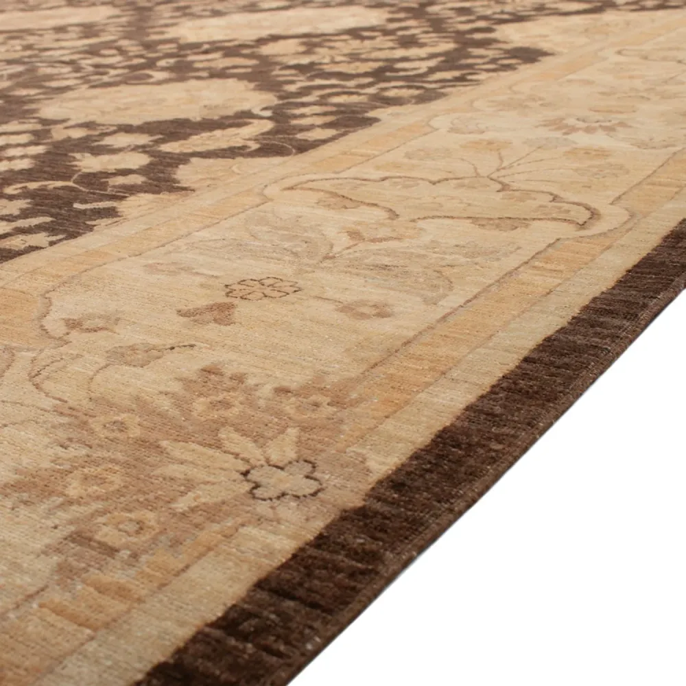 Ziegler Teppe - 465 x 368 cm - brun