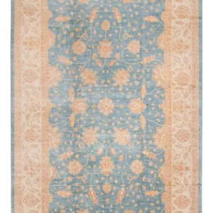 Ziegler Teppe - 495 x 306 cm - lyseblå