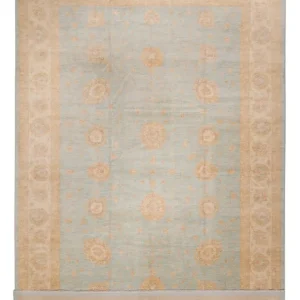 Ziegler Teppe - 543 x 354 cm - lyseblå