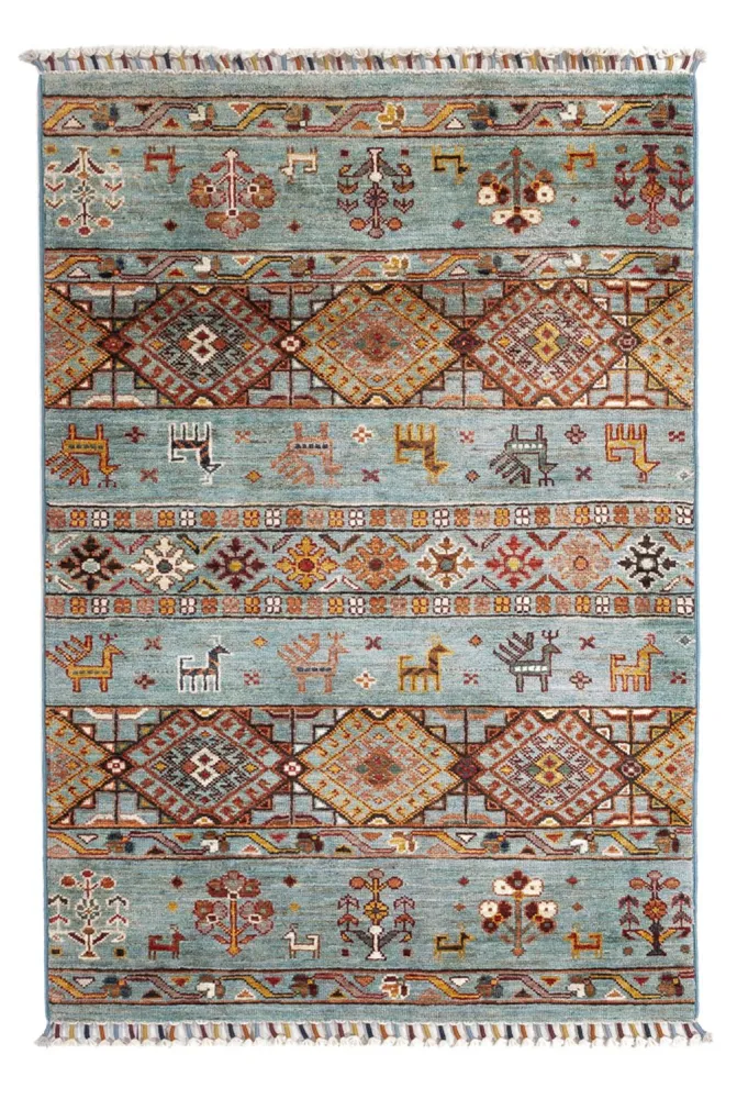 Ziegler Teppe - Ariana - 122 x 83 cm - lyseblå