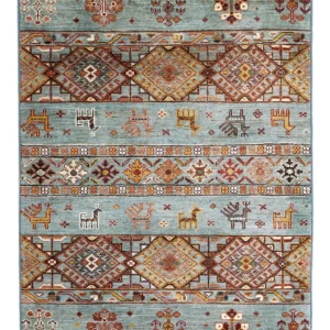 Ziegler Teppe - Ariana - 122 x 83 cm - lyseblå