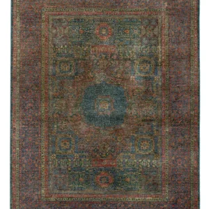 Ziegler Teppe - Ariana - 201 x 153 cm - havblå