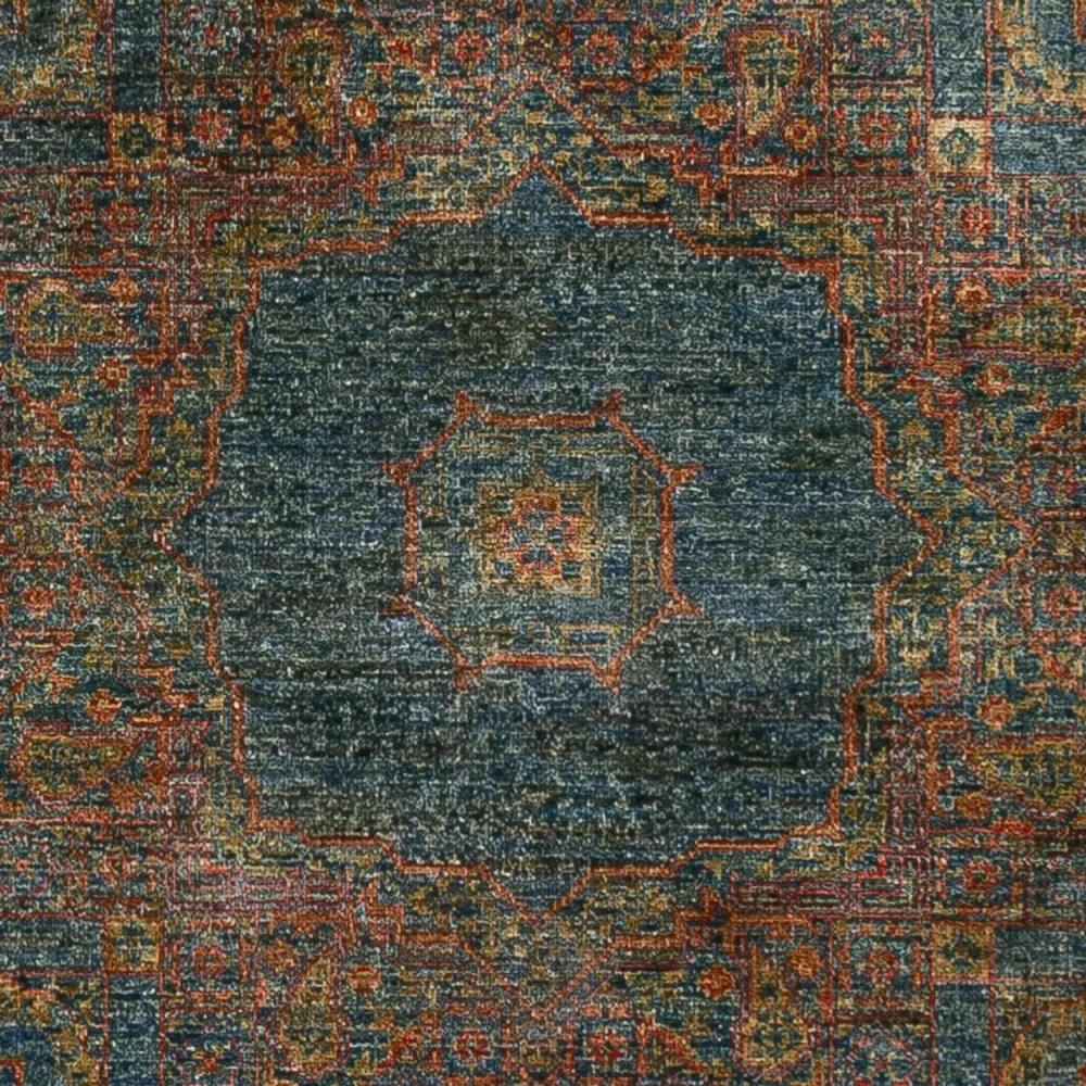 Ziegler Teppe - Ariana - 201 x 153 cm - havblå
