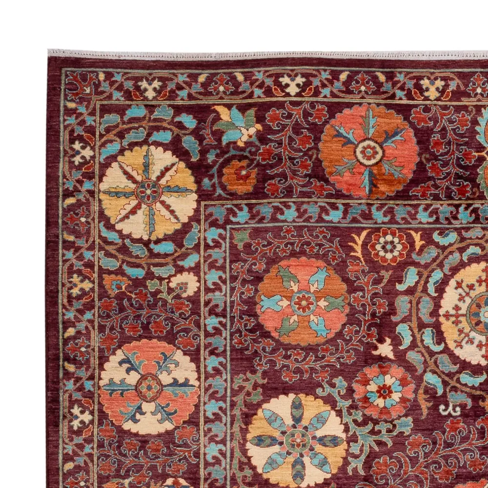 Ziegler Teppe - Ariana - 251 x 202 cm - vinrød