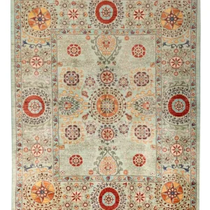 Ziegler Teppe - Ariana - 251 x 204 cm - mintgrønn