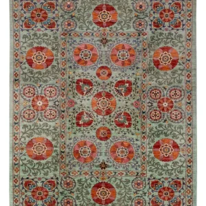 Ziegler Teppe - Ariana - 275 x 215 cm - turkis
