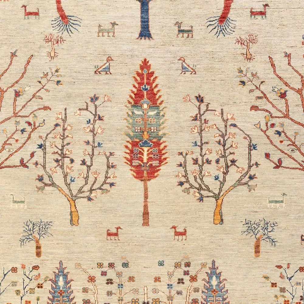 Ziegler Teppe - Ariana - 297 x 210 cm - lysegrå