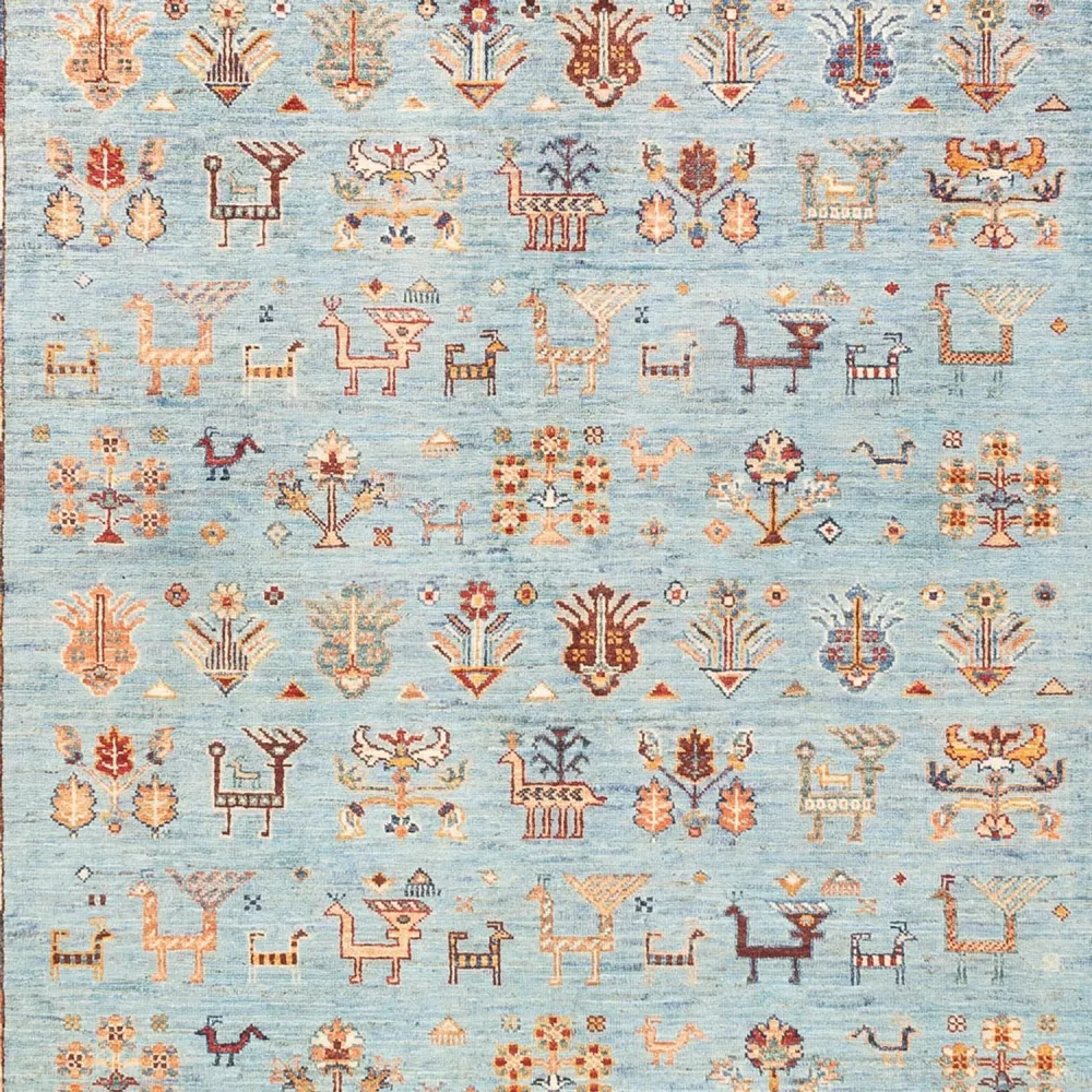 Ziegler Teppe - Ariana - 312 x 213 cm - lyseblå