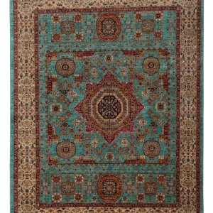 Ziegler Teppe - Ariana - 313 x 254 cm - turkis