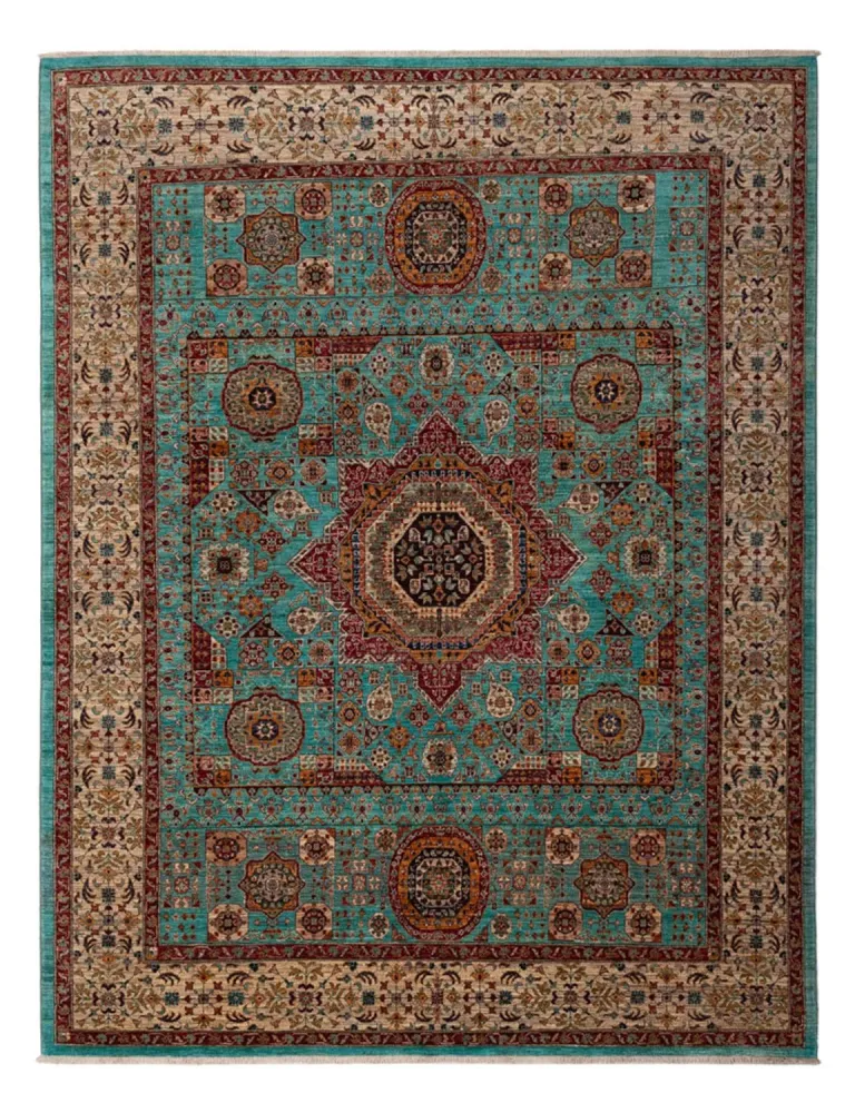 Ziegler Teppe - Ariana - 313 x 254 cm - turkis
