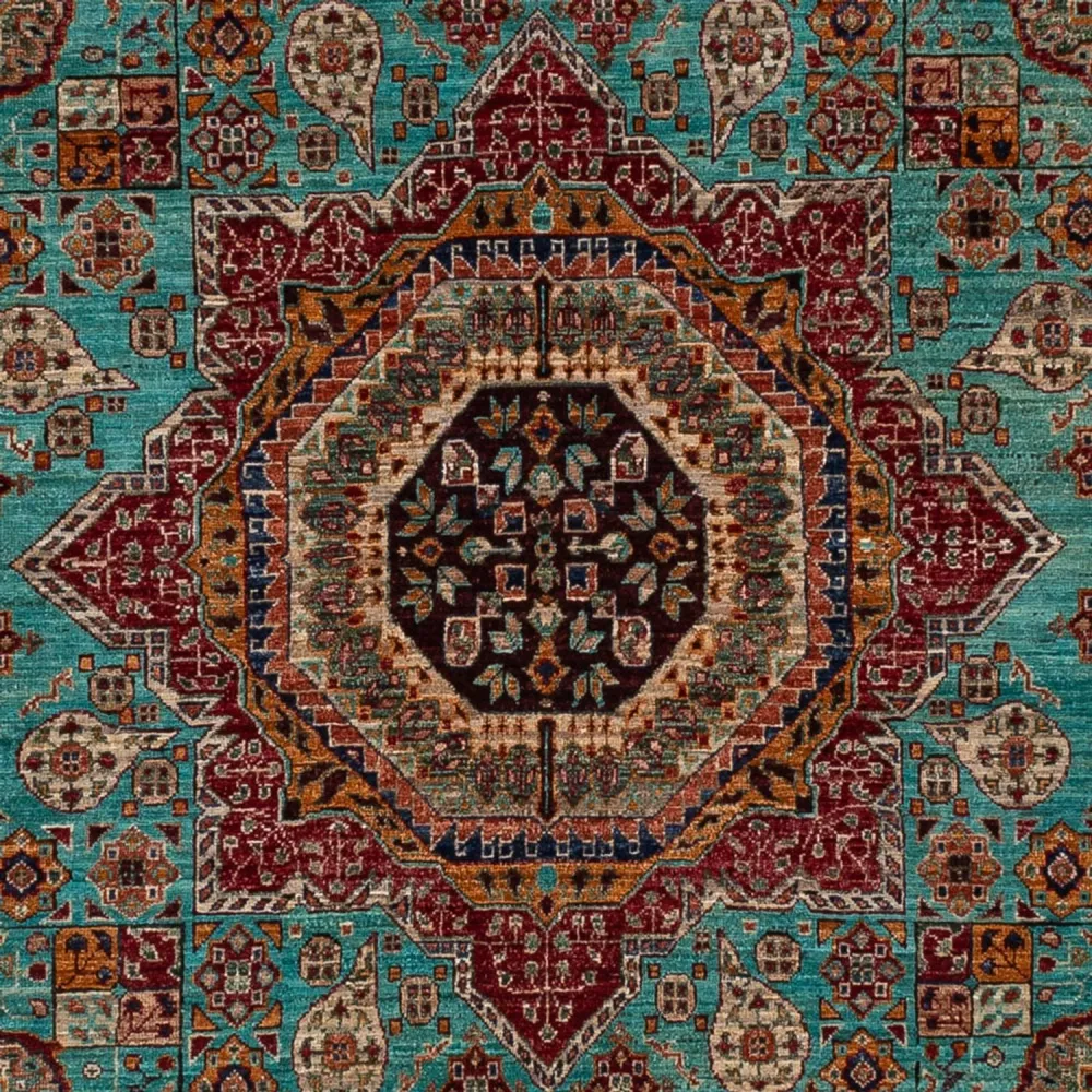 Ziegler Teppe - Ariana - 313 x 254 cm - turkis