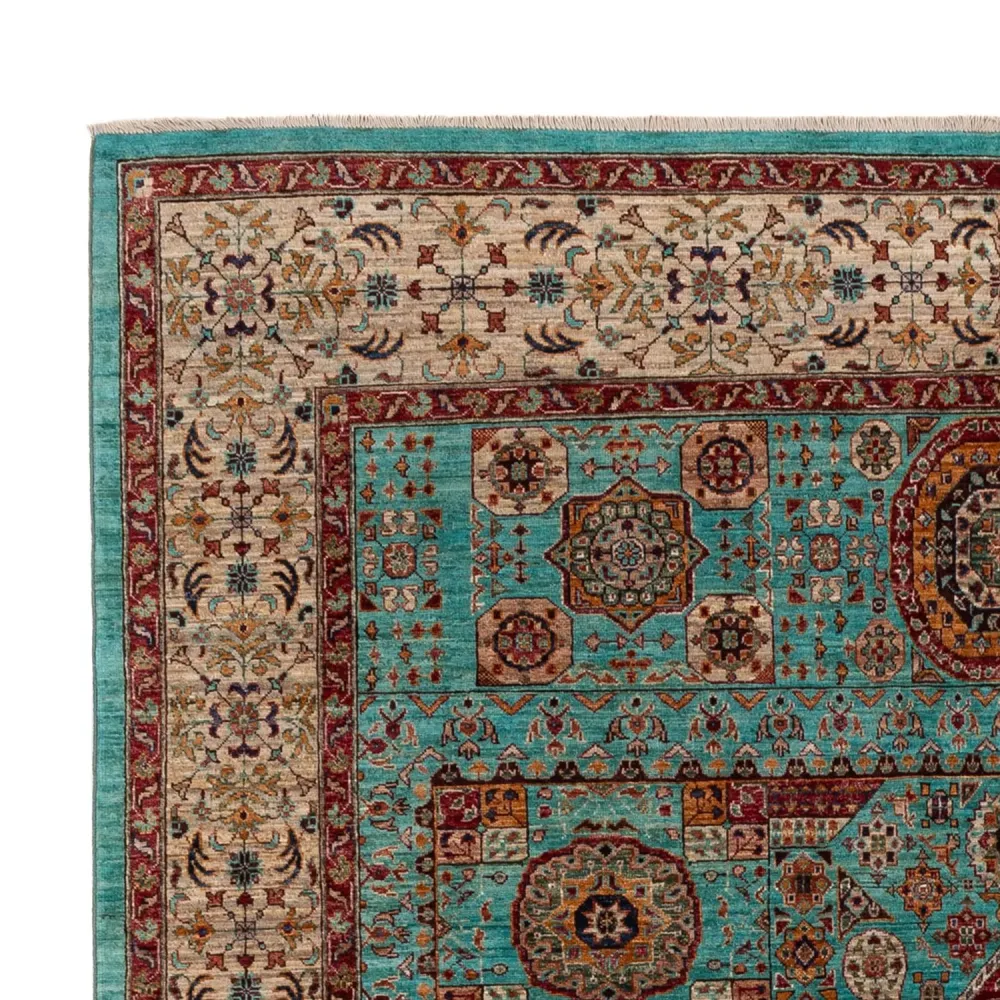 Ziegler Teppe - Ariana - 313 x 254 cm - turkis