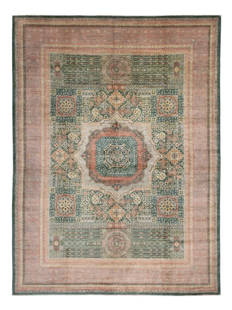 Ziegler Teppe - Ariana - 397 x 302 cm - lysegrønn
