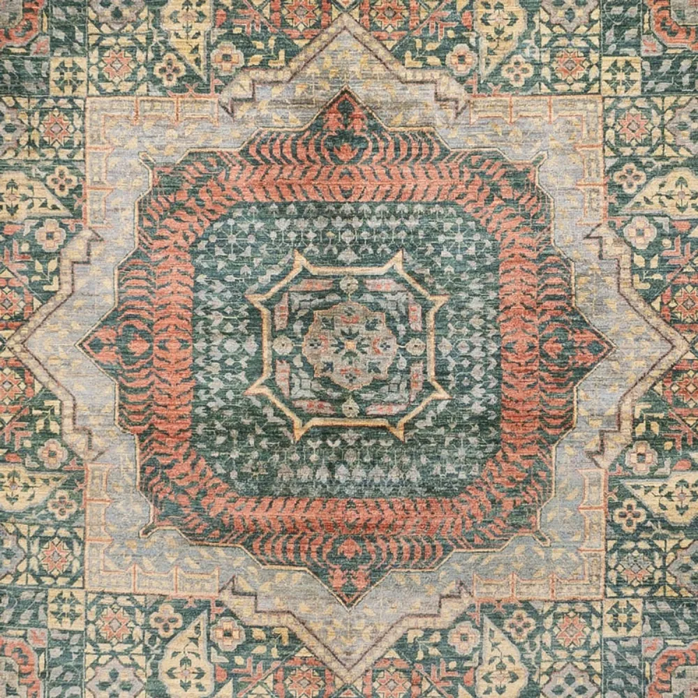 Ziegler Teppe - Ariana - 397 x 302 cm - lysegrønn