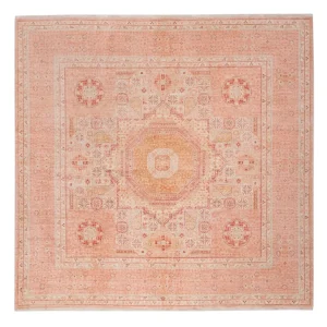 Ziegler Teppe - Ariana square - 207 x 198 cm - lys rød