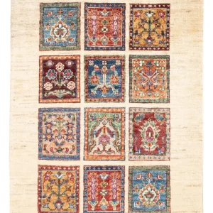 Ziegler teppe - Bakhtiari - 88 x 62 cm - flerfarget