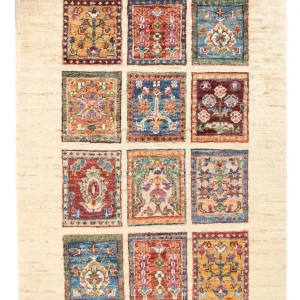 Ziegler teppe - Bakhtiari - 88 x 62 cm - flerfarget