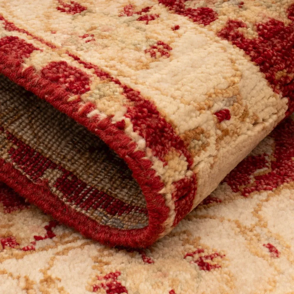 Ziegler Teppe - 90 x 60 cm - bordeaux rød