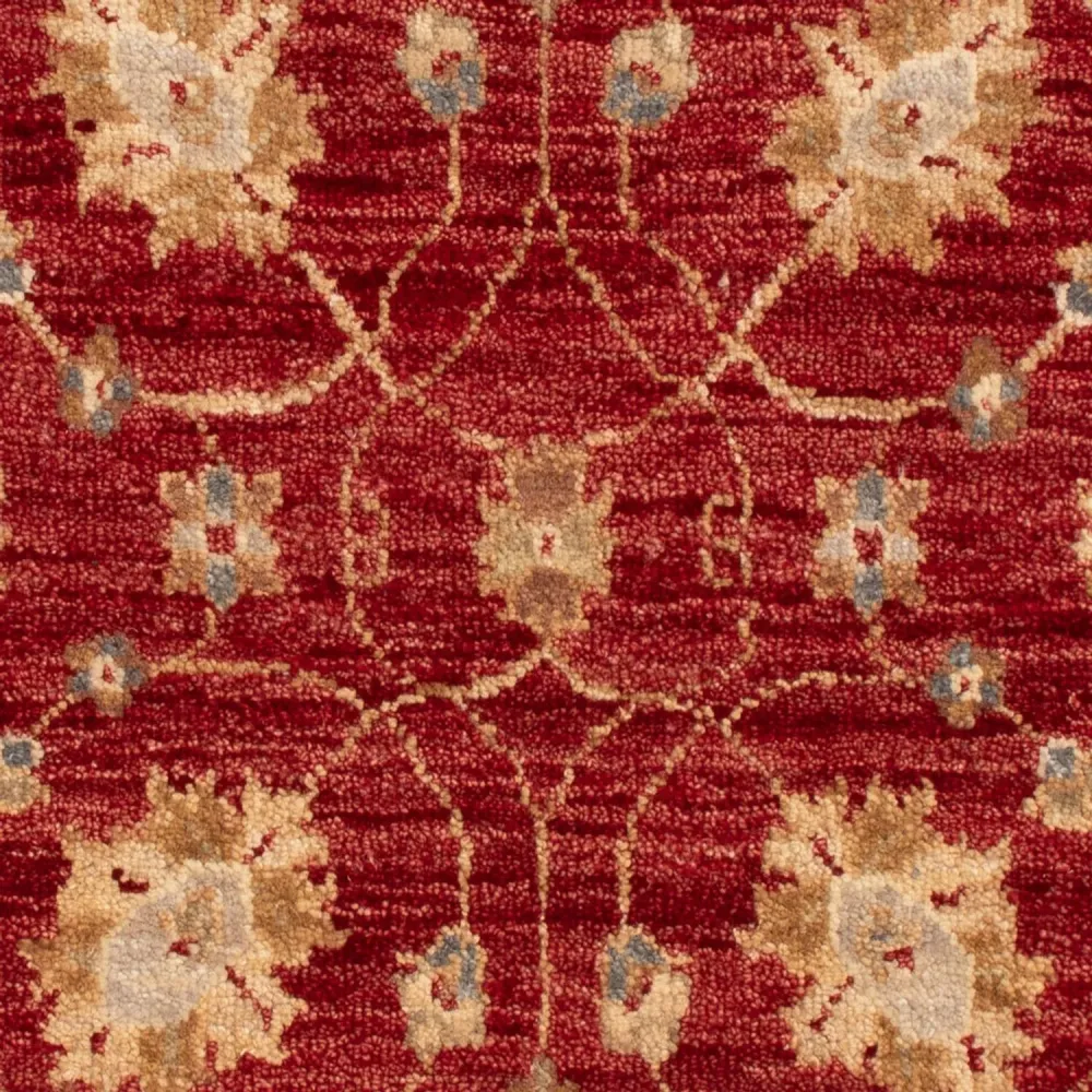 Ziegler Teppe - 90 x 60 cm - bordeaux rød