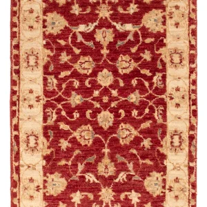 Ziegler Teppe - 90 x 60 cm - bordeaux rød