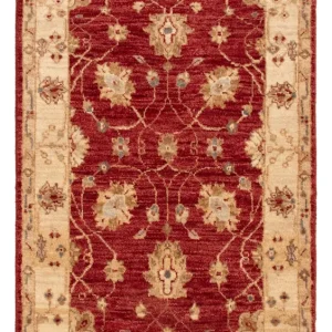 Ziegler Teppe - 90 x 60 cm - bordeaux rød