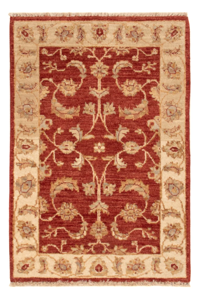 Ziegler Teppe - 90 x 60 cm - bordeaux rød
