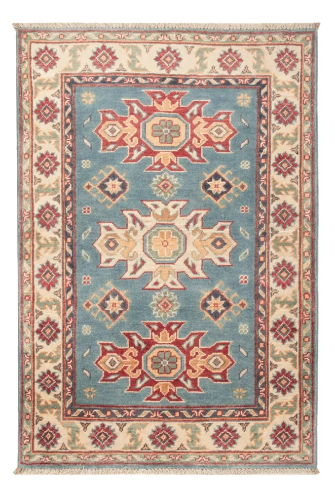 Ziegler Teppe - Kazak - 123 x 83 cm - lyseblå