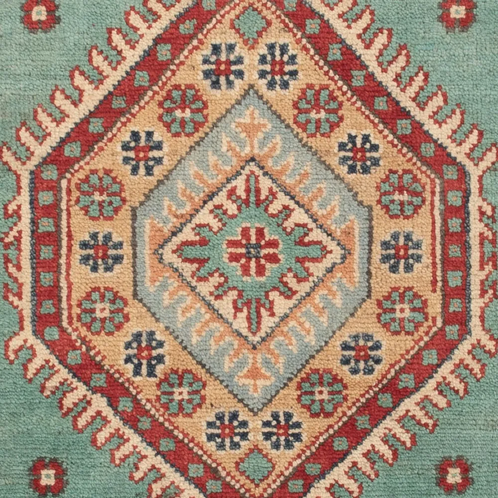 Ziegler Teppe - Kazak - 123 x 82 cm - turkis