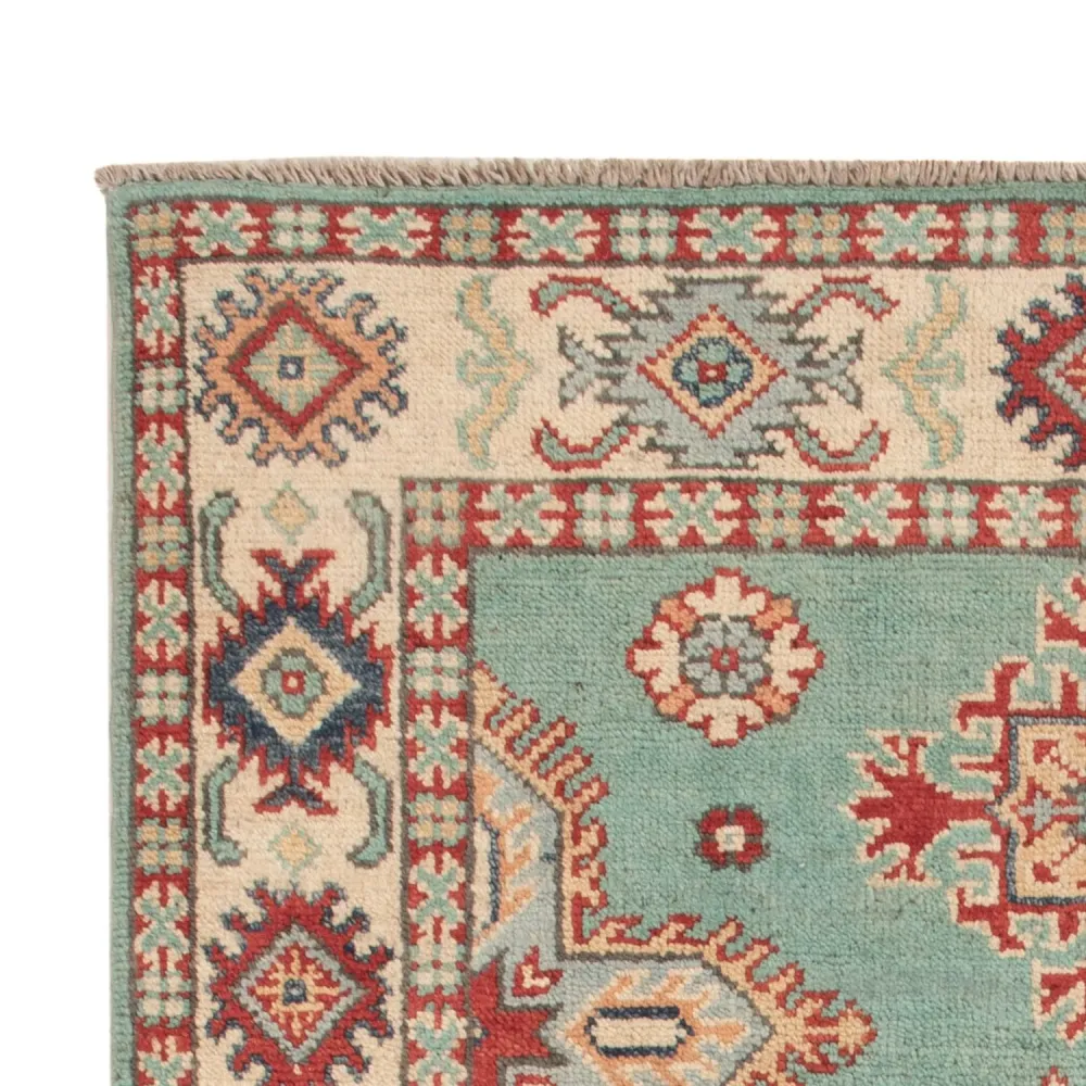 Ziegler Teppe - Kazak - 123 x 82 cm - turkis